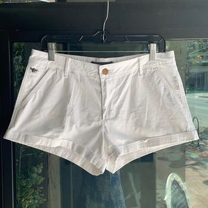 Abercrombie White Shorts
